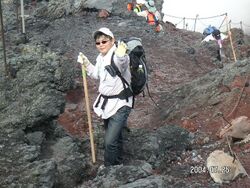 2004年に富士山で撮影された。